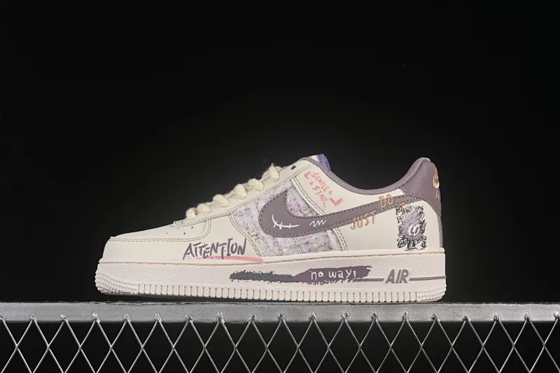 All categories Nk Air Force 1 Air Force series Nk Air Force 1 Low Air Force low-top Nike Air Force 1'07 Low "Purple Rabbit Baby" Xiaoxiangfeng series Purple Rabbit Baby Air Force 1 low-top casual sneakers FJ7740-910
